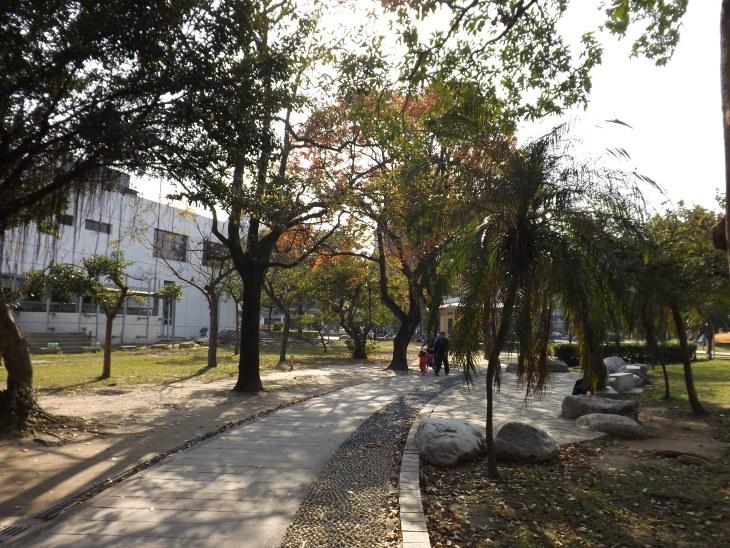 中壢藝術館後方步道景色