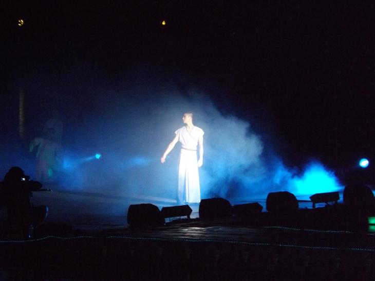 2014 七夕情人節龍潭大池紅菱夢表演現場